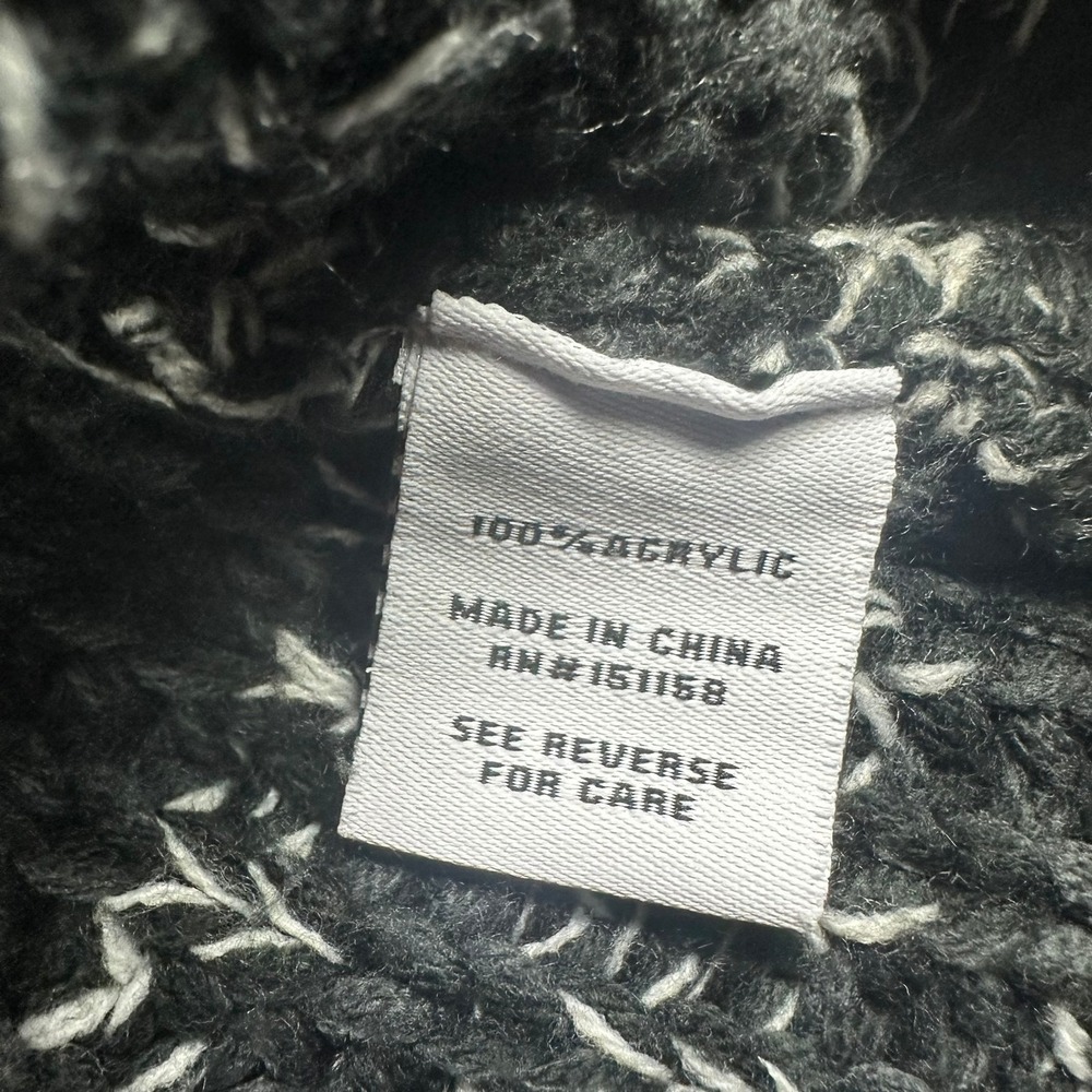 525 Womens Grey Ombre Shaker Knit Button Front Cardigan Sweater‎ Small - Picture 5 of 8